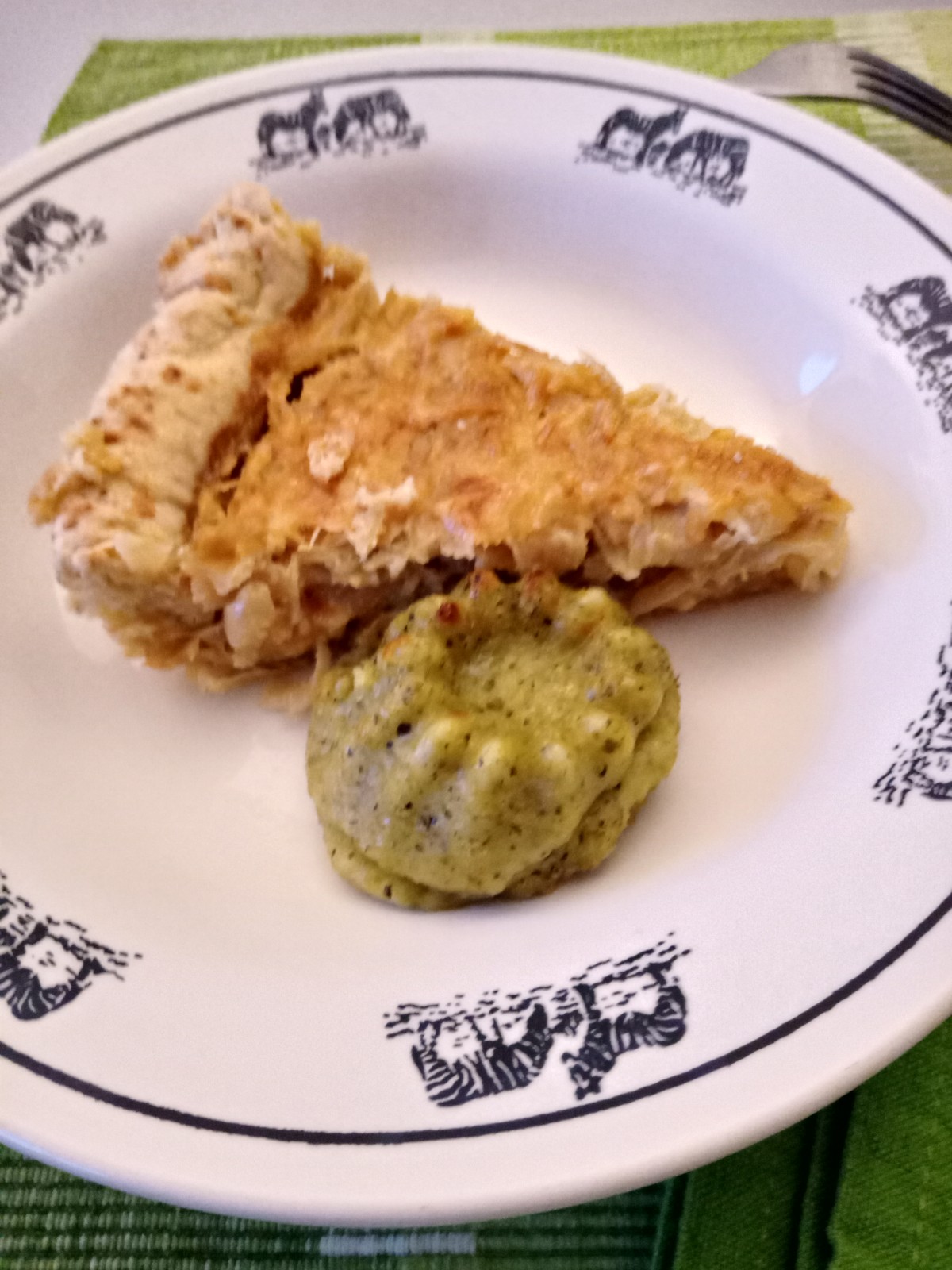 Moelleux de courgettes et Kiri