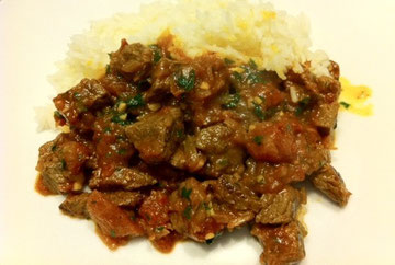 Cari de boeuf créole