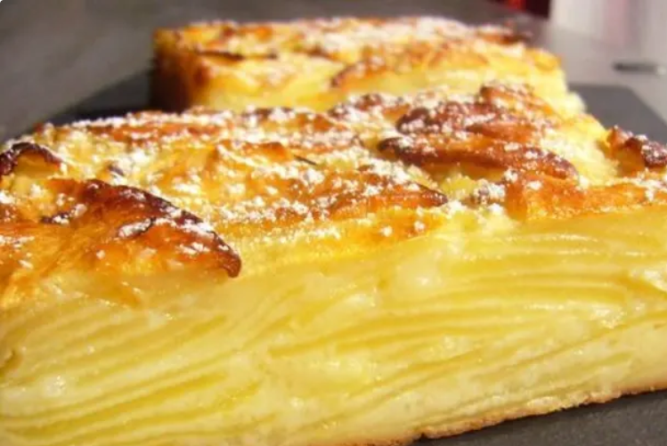 Gâteau invisible aux pommes