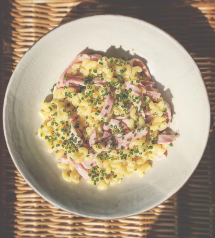 Risotto de coquillettes jambon de Cyril Lignac